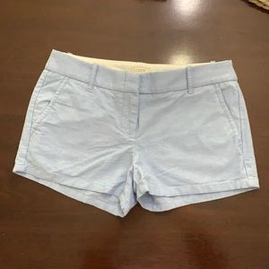 J Crew light blue shorts